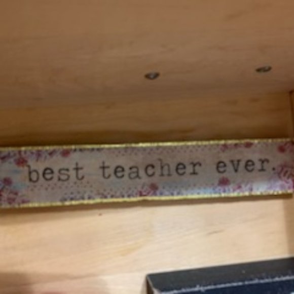 3 Teacher Wooden Plaques - Picture 6 of 6